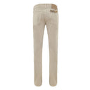 Beige Cotton Jeans Denim