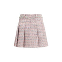 Crystal Belted Miniskirt
