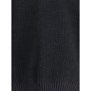 Wool padded crew Sweater