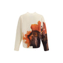 U GFX KNIT CREW CWHITE/MULTCO