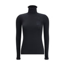 Wool Sweater with ruffled collar