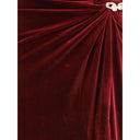 Velvet bandeau long Dress