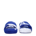 Blue Fabric Slippers Sandals