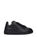 Black Leather Low Tops