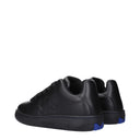 Black Leather Low Tops