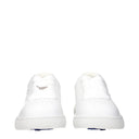 White Leather Low Tops