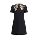 Crepe couture short Dress
