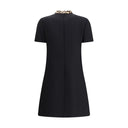 Crepe couture short Dress
