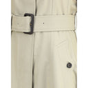 Ellingham fit-and-flare long gabardine Trench Coat