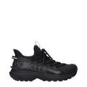 Black Fabric Athletic Sneakers