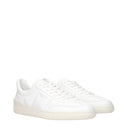 White Leather Low Tops