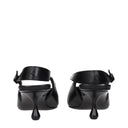 Black Leather Sandals