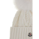 Cashmere blend Hat with pom-pon