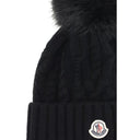 Cashmere blend Hat with pom-pon