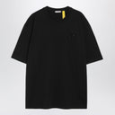 Moncler X A$AP Rocky Black cotton T-shirt with logo patch