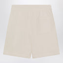 Pantalones cortos de algodón blanco marfil Moncler Genius