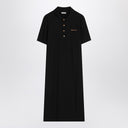 Moncler Black polo dress with logo