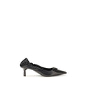 Leather logo Pumps