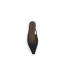 Denim slingback Ballerinas