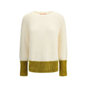 Color block wool Sweater