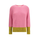 Color block wool Sweater