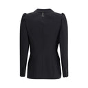 Black single-breasted jacket