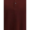 Polo with striped detail