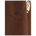 Reversible check wool cashmere Cape