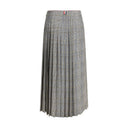 Silk Tweed Skirt