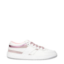 White Leather Low Tops