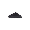 Black Artificial Leather Platform