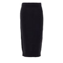Black Cotton Skirt