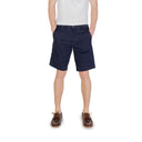 Blue Cotton Bermuda