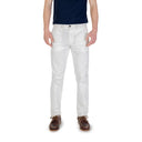 White Cotton Skinny Pant