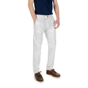 White Cotton Skinny Pant