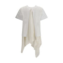 Jersey T-shirt with Polyester detail