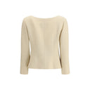 Short Jacket in Plain Wool Tweed