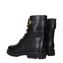 Black Leather Ankle Boots