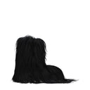 Black Fur Ankle Boots