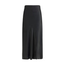 Satin Midi Skirt