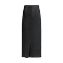 Satin Midi Skirt