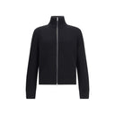 Zipped Cotton Cardigan