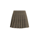 miniskirt with Prince of Wales motif