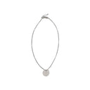 Necklace with round plaque