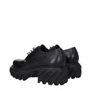 Black Leather Oxfords And Derbies