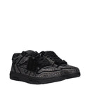 Black Leather Sneakers