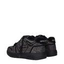 Black Leather Sneakers