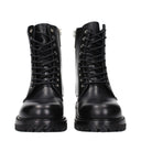 Black Leather Ankle Boots