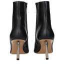 Black Leather Ankle Boots
