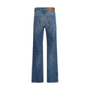 Straight-Leg Denim Jeans